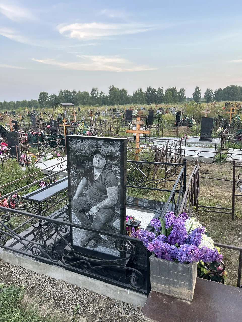 Пример оформления места захоронения — ВЕЧНОСТЬ, Томск